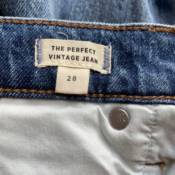 Madewell The Perfect Vintage Jean in Heathcote Wash Size 28 New - Picture 14 of 15